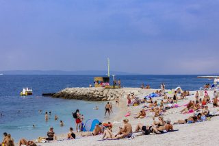 Split: Ljetna oluja nakratko je prekinula uživanje kupača na Žnjanu