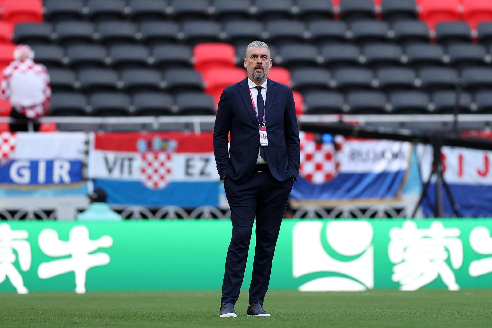 KATAR 2022 – Nogometaši Hrvatske i Belgije u inspekciji travnjaka uoči utakmice