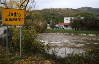 Solin: Obilne kiše zamutile rijeku Jadro iz koje se pitkom vodom opskrbljuje šire područje Splita