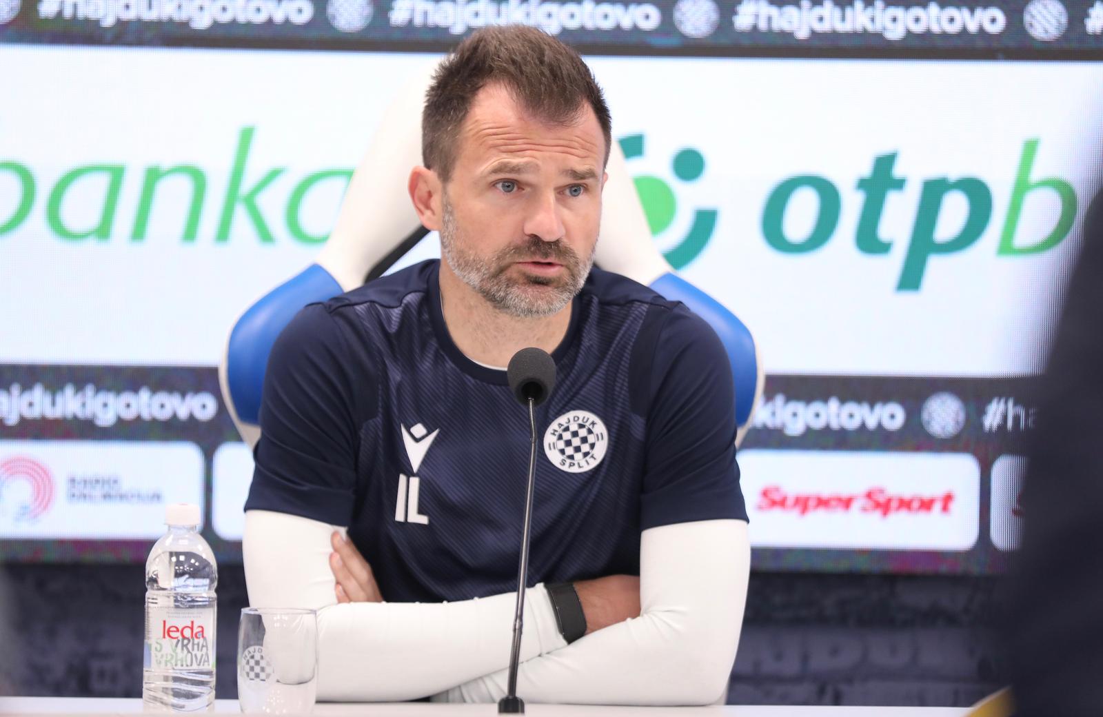 Split: Ivan Leko održao konferenciju za medije uoči derbija protiv Dinama