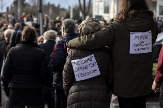 Split: Prosvjed stanovnika splitske četvrti Spinut protiv izgradnje pretovarne stanice