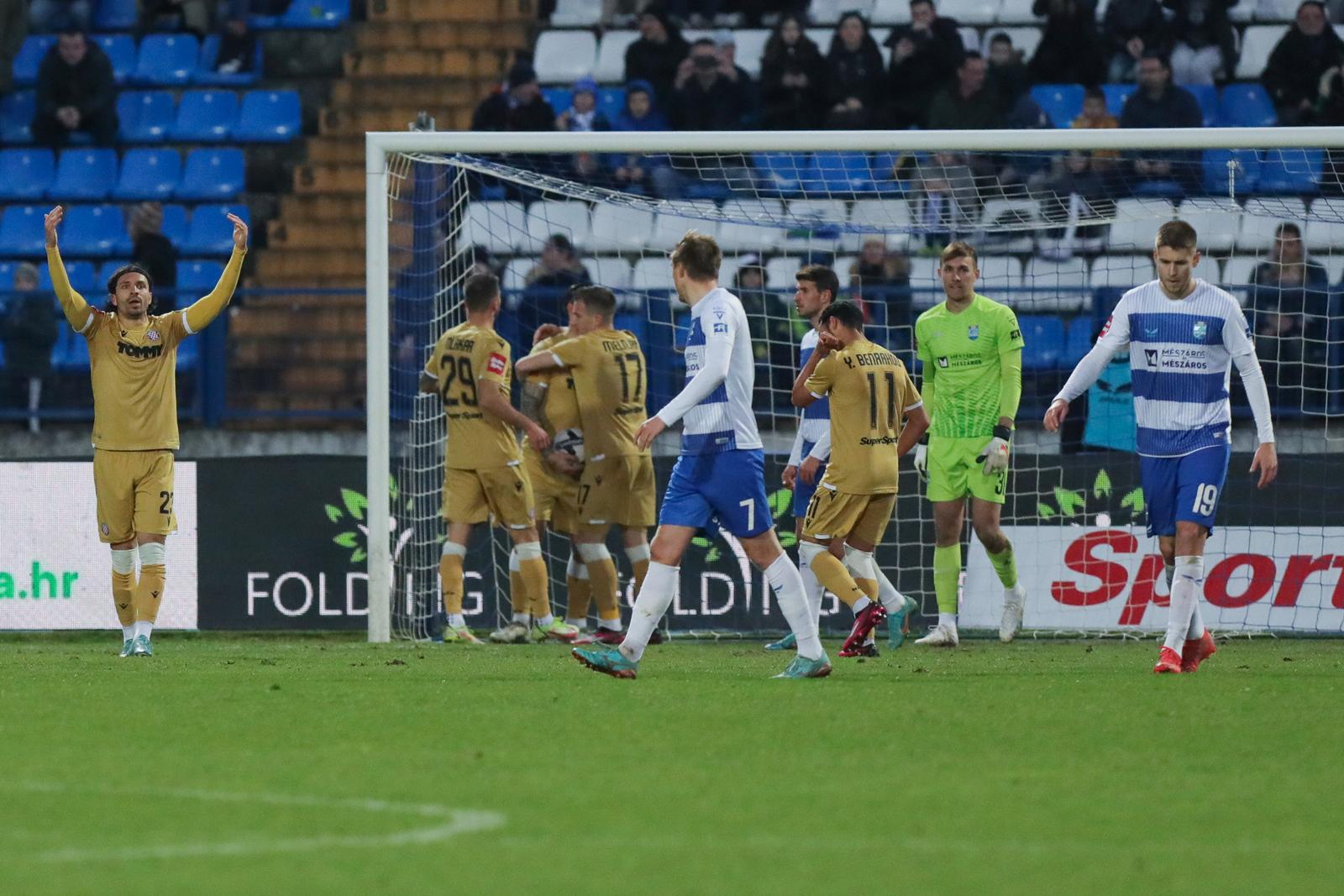 Osijek: Utakmica između Osijeka i Hajduka u 25. kolu Prve HNL