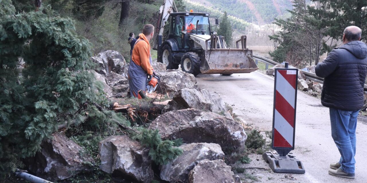 Omiš: Sanacija prometnice nakon odrona