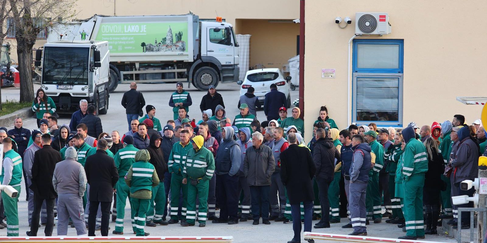 Split: Radnici Čistoće započeli štrajk