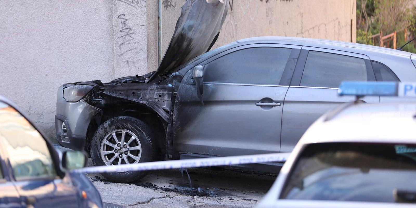 Tijekom noći u Splitu izgorjelo osobno vozilo