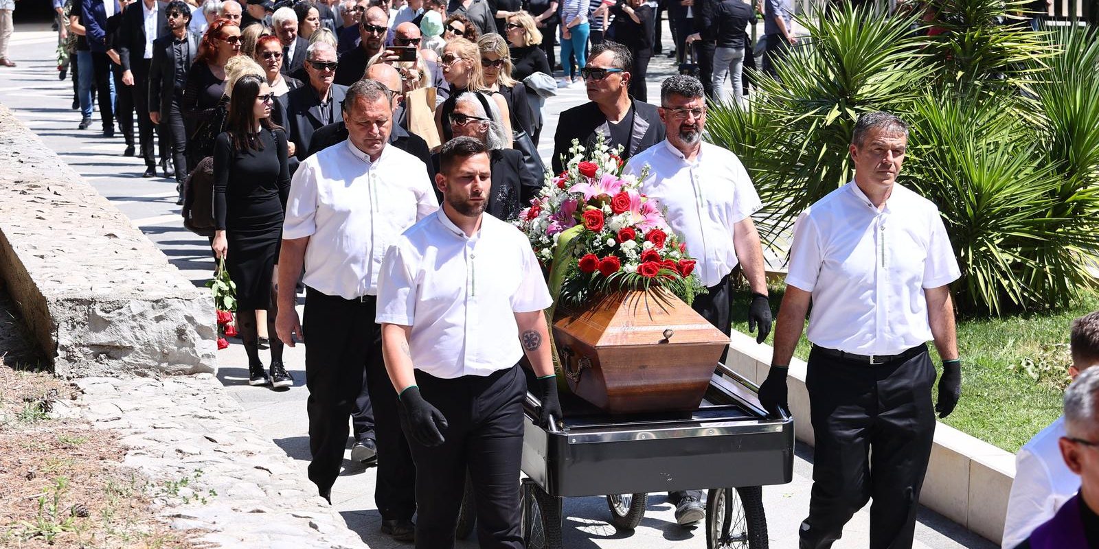 Split: Posljednji ispraćaj Jasmina Stavrosa na groblju Lovrinac
