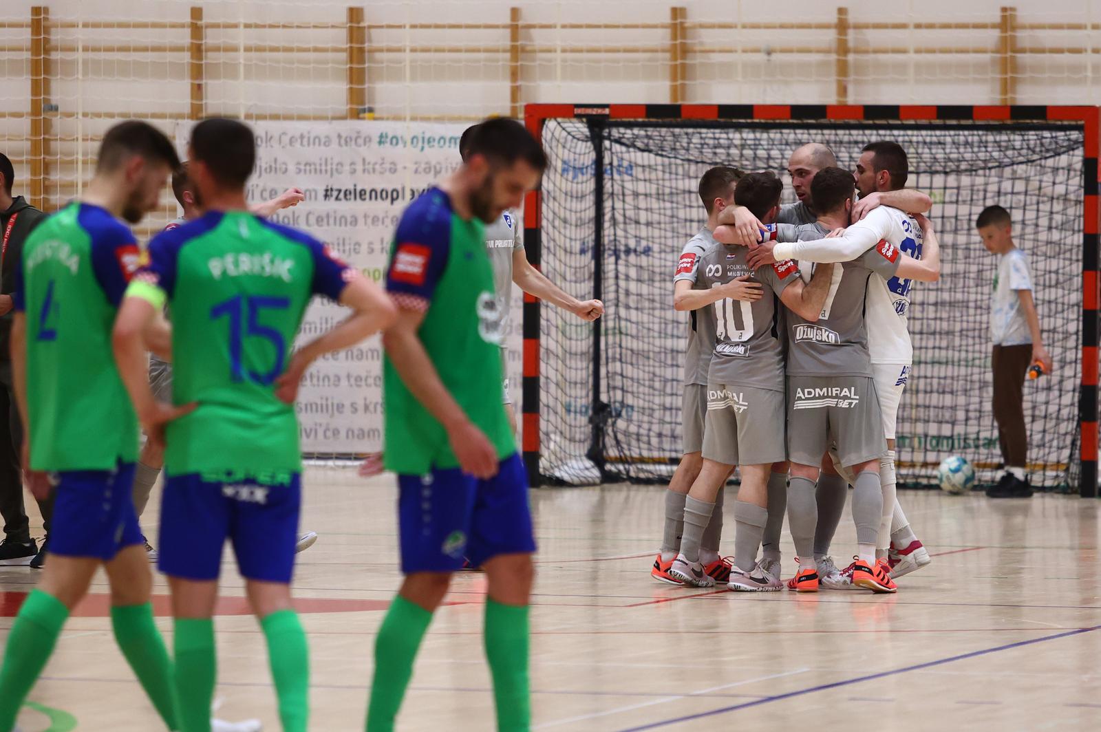 Omiš: Druga utakmica finalne serije 1.HMNL između Olmissuma i Futsal Dinama