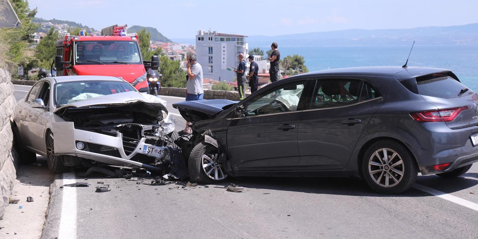 Prometna nesreća u Podstrani, ozlijeđene četiri osobe