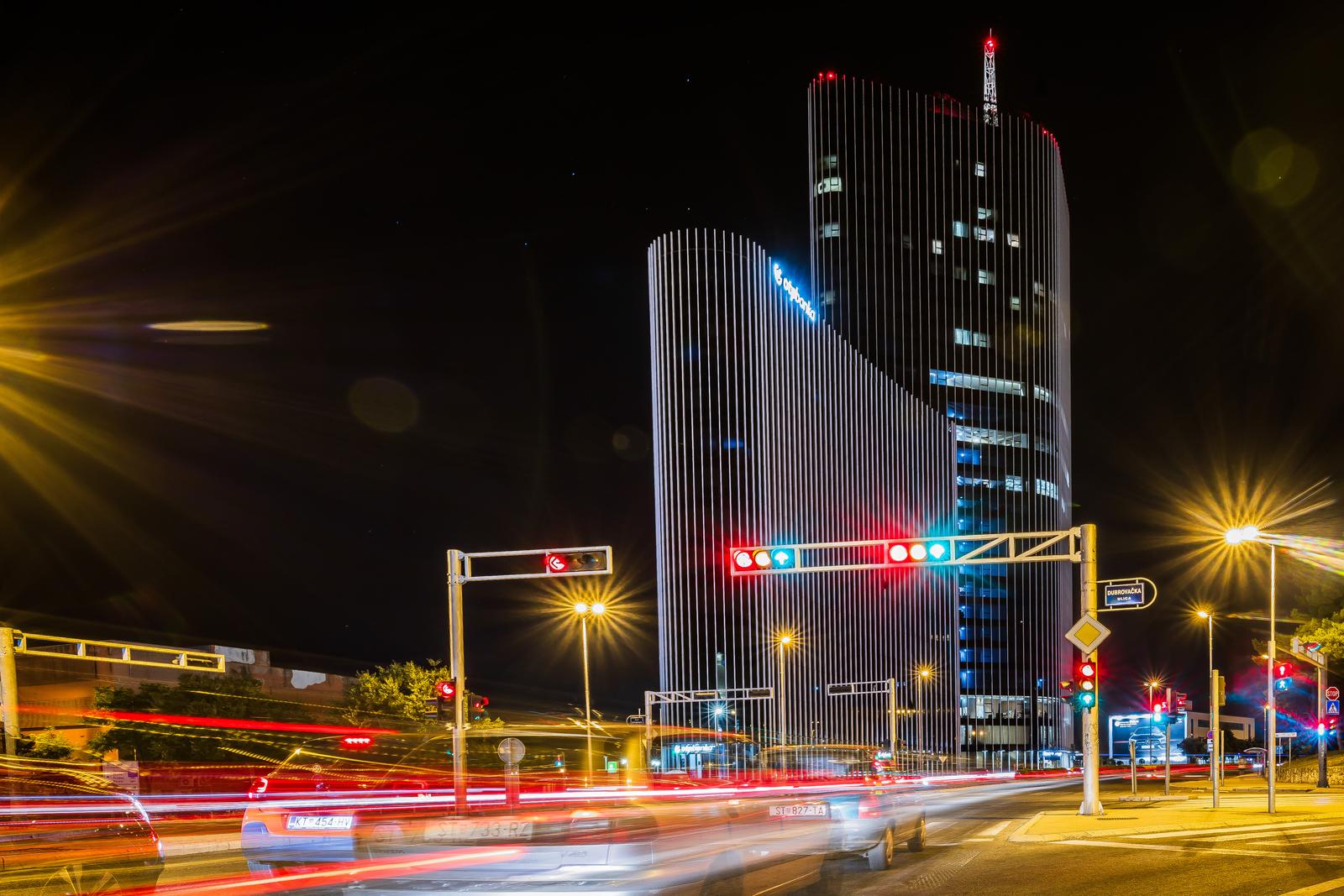 Split: Noćne fotografije Westgate Towera