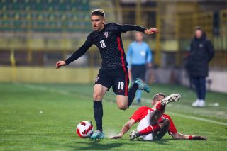 Pula:  Prijateljska nogometna utakmica U21 između reprezentacija Hrvatske i Austrije