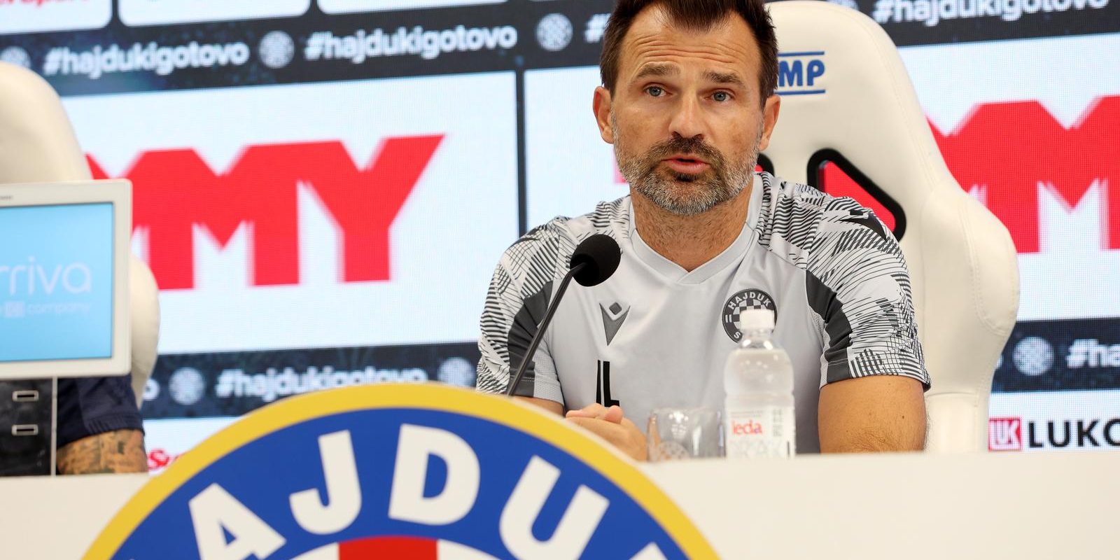 Split: Leko i Šarlija održali konferenciju za medije uoči utakmice protiv PAOK-a