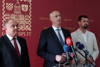 Split: Gradonačelnik Ivica Puljak održao konferenciju za medije