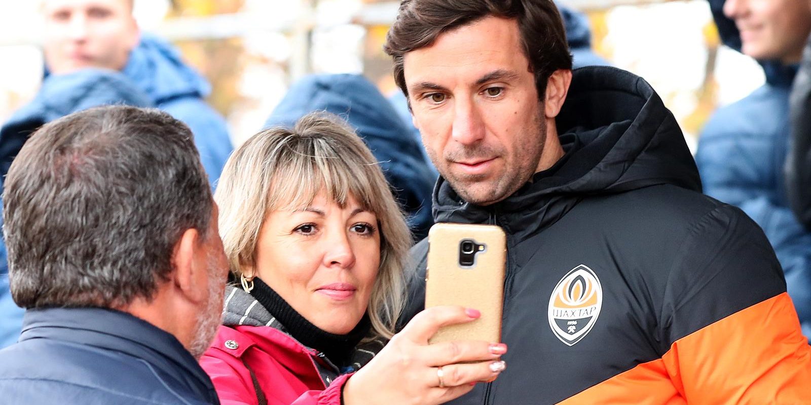 Harkiv: Darijo Srna i Dario Zahora pratili utakmicu mladih između Šahtara i Dinama