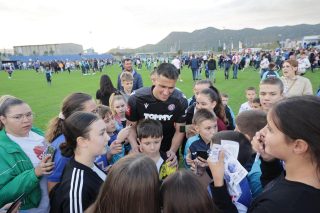 Ploče: Jadran LP i Hajduk sastali se u osmini finala SuperSport Hrvatskog nogometnog kupa