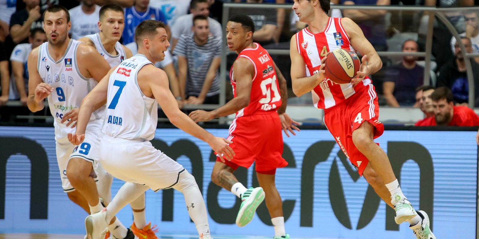 Zadar: Utakmica 7. kola AdmiralBet ABA lige između Zadra i Crvene zvezde