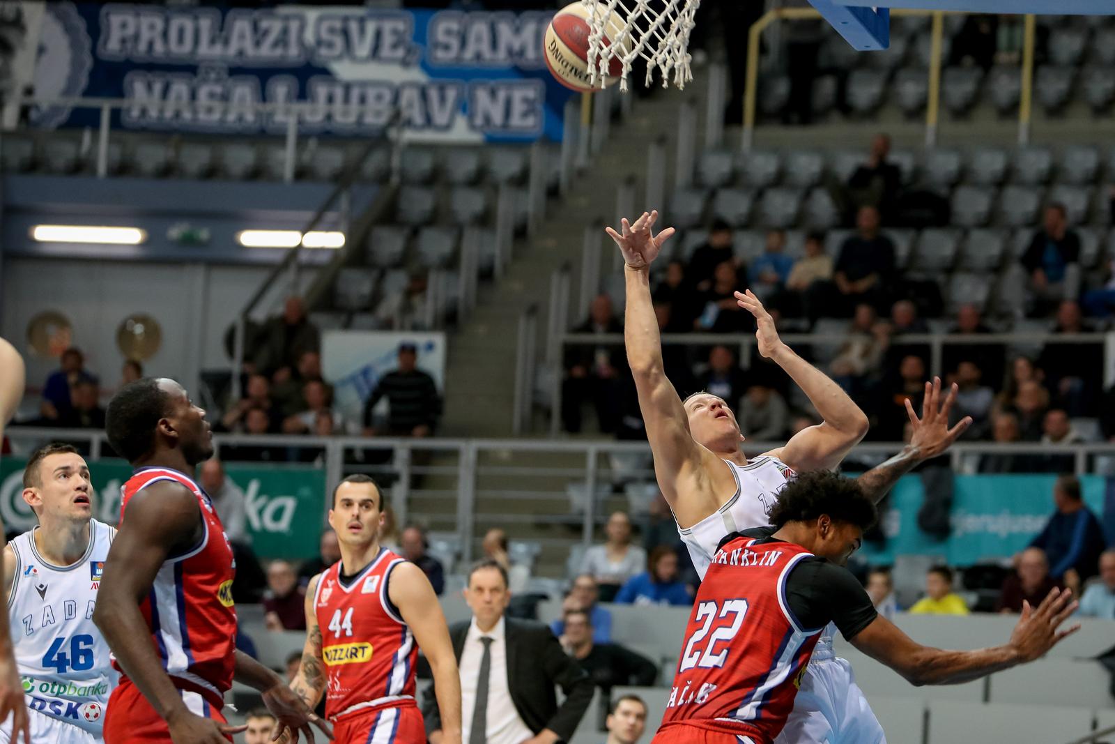 Zadar: 11. kolo AdmiralBet ABA lige, KK Zadar – KK Borac Mozzart