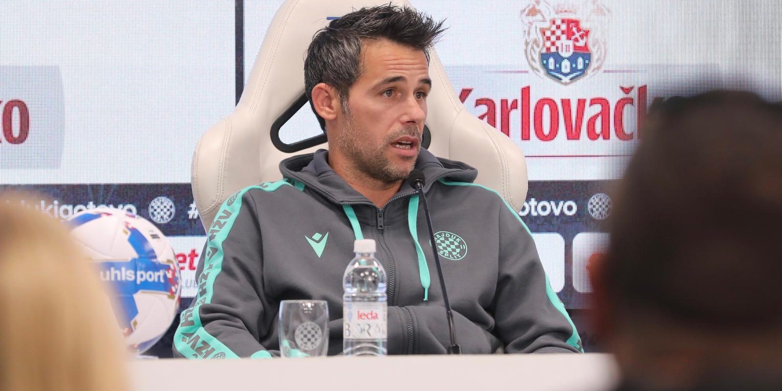Split: Trener Hajduka, Mislav Karoglan, održao konferenciju za medije uoči utakmice s GNK Dinamo