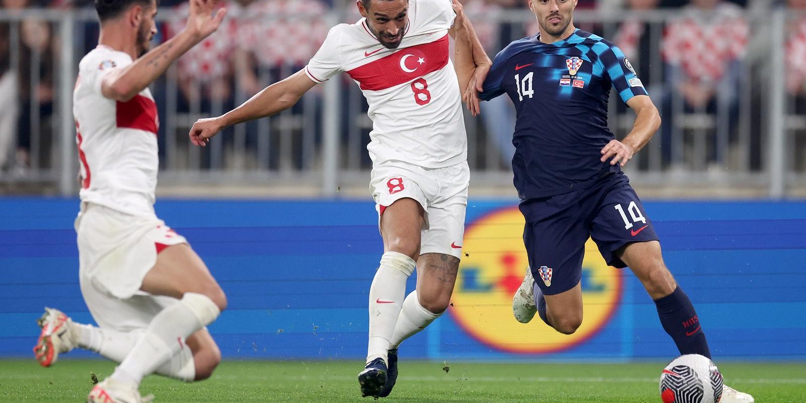 Osijek: Susret Hrvatske i Turske u kvalifikacijama za EURO 2024.