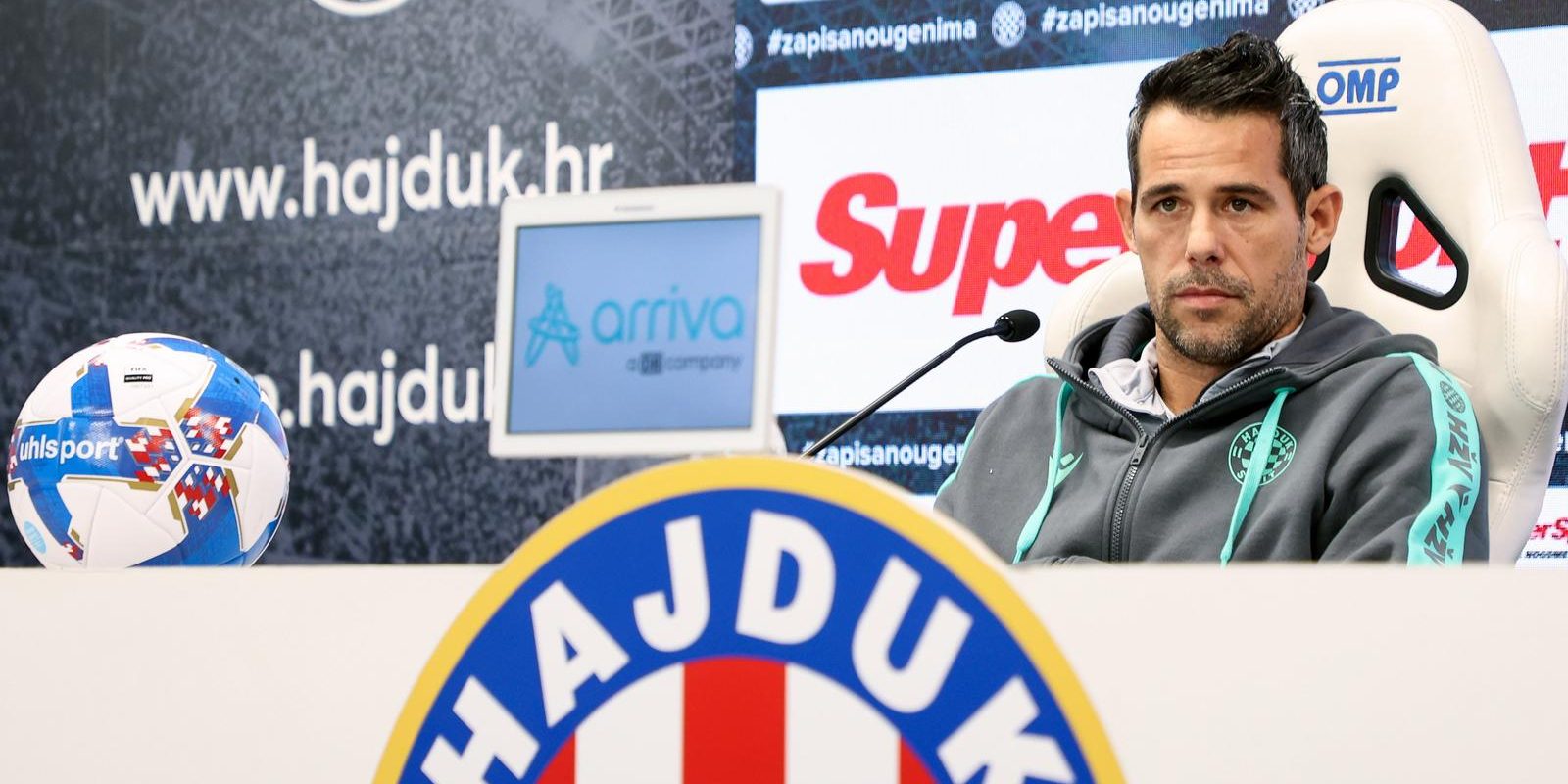 Split: Konferencija za medije trenera Hajduka uoči utakmice s Rijekom