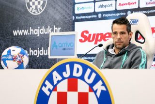 Split: Konferencija za medije trenera Hajduka uoči utakmice s Rijekom