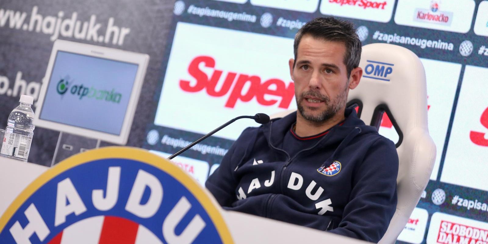 Split: Trener HNK Hajduk, Mislav Karoglan, održao konferenciju za medije