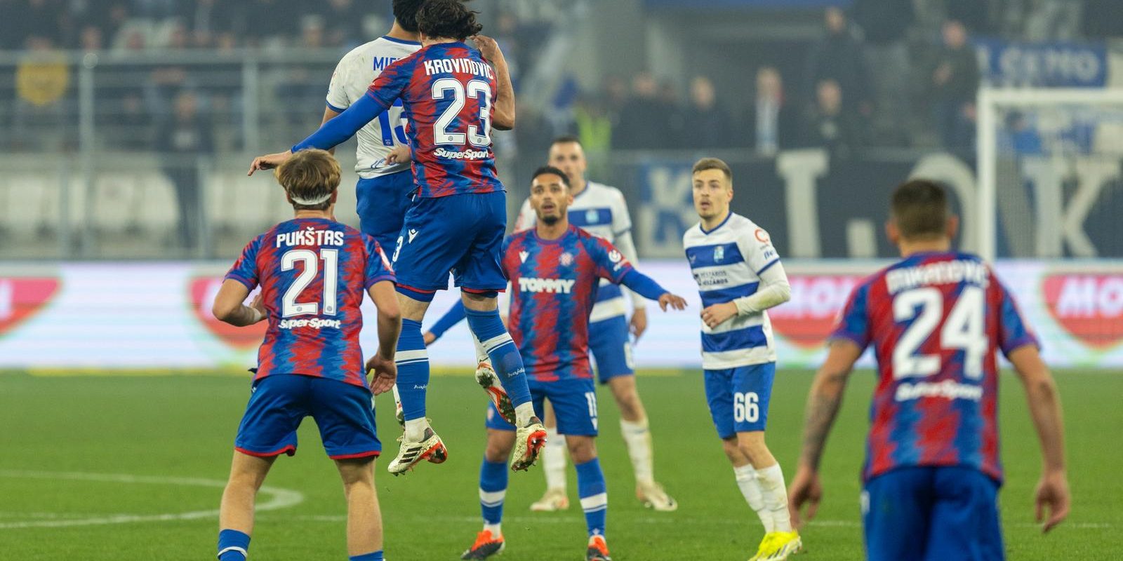 Osijek: U derbiju 21. kola SuperSport HNL-a Osijek i Hajduk odigrali 1:1