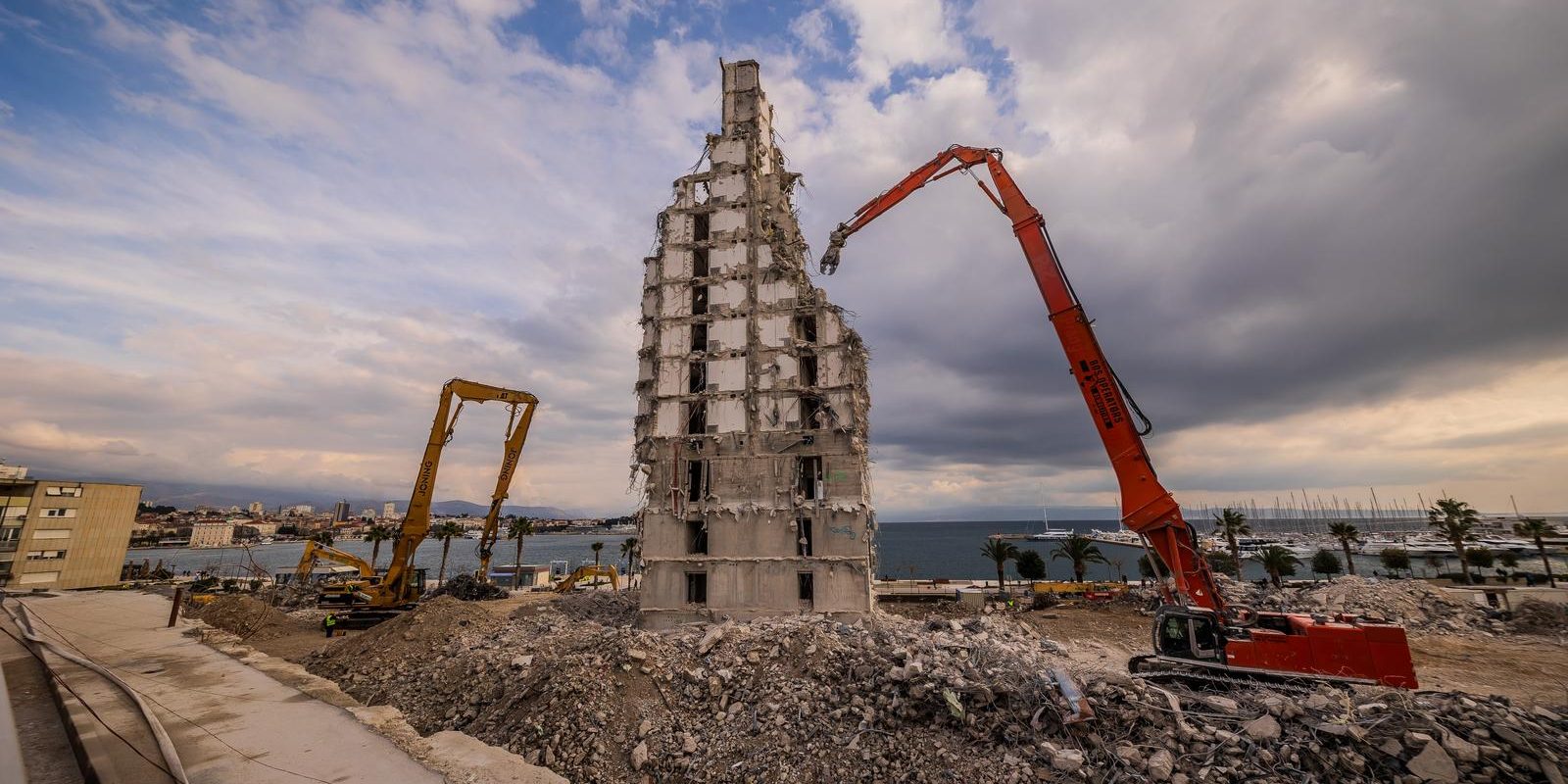 Split: Nastavlja se rušenje hotela Marjan