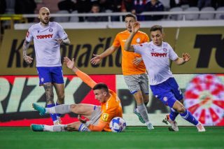 Split: Utakmica HNK Hajduk – NK Varaždin u četvrtfinalu Supersport Hrvatskog nogometnog kupa