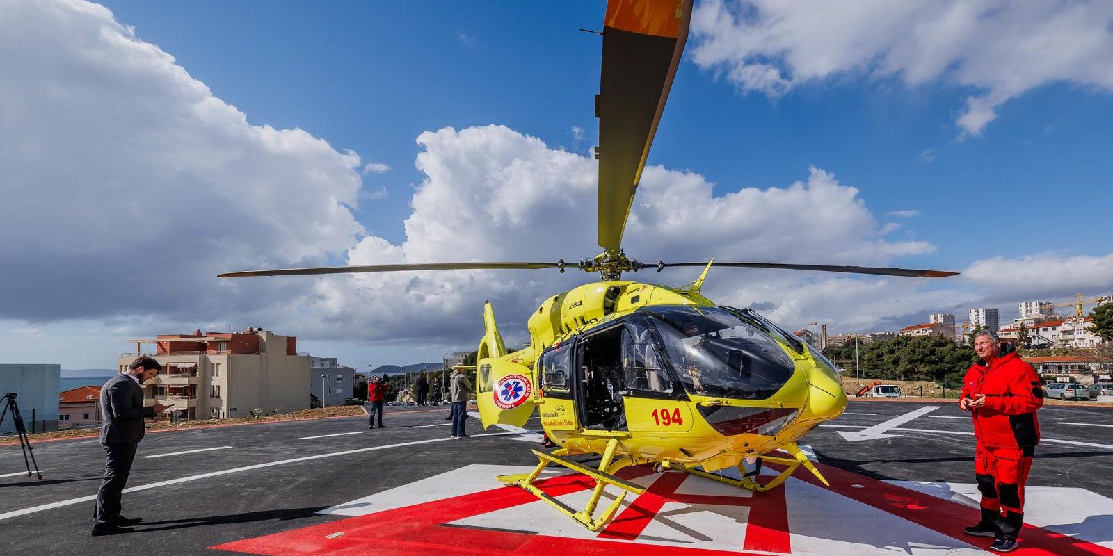 Split: Pokazna vježba i formiranje Hitne helikopterske službe na Firulama