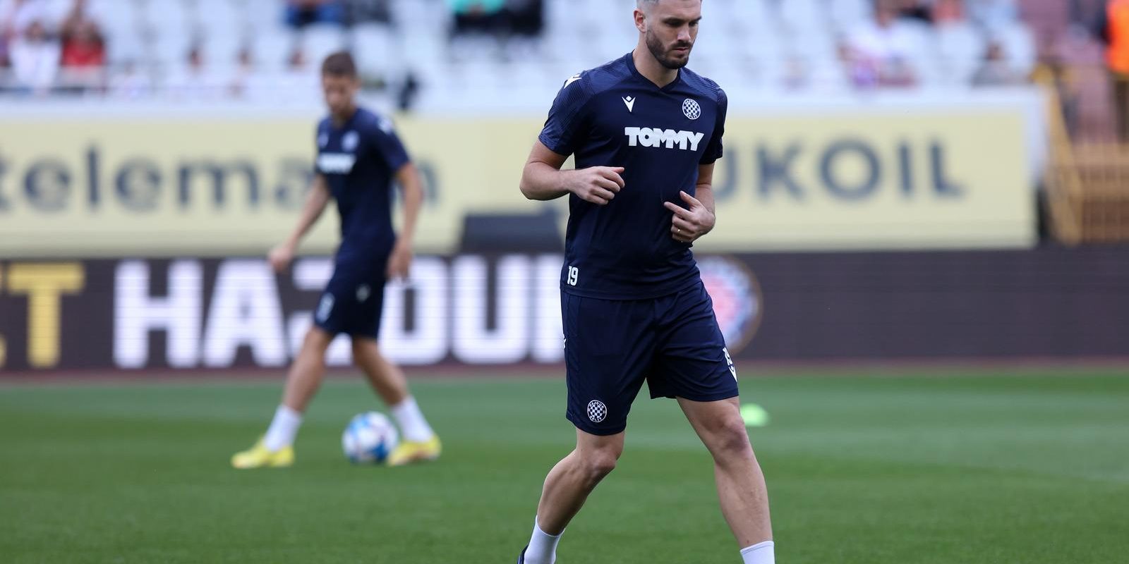 Split: Zagrijavanje igrača uoči utakmice HNK Hajduk i NK Osijek