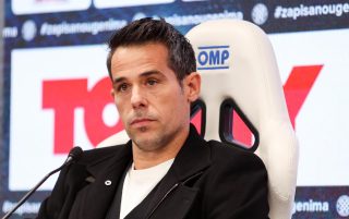 Split: Trener NK Hajduk Mislav Karoglan na konferenciji za medije