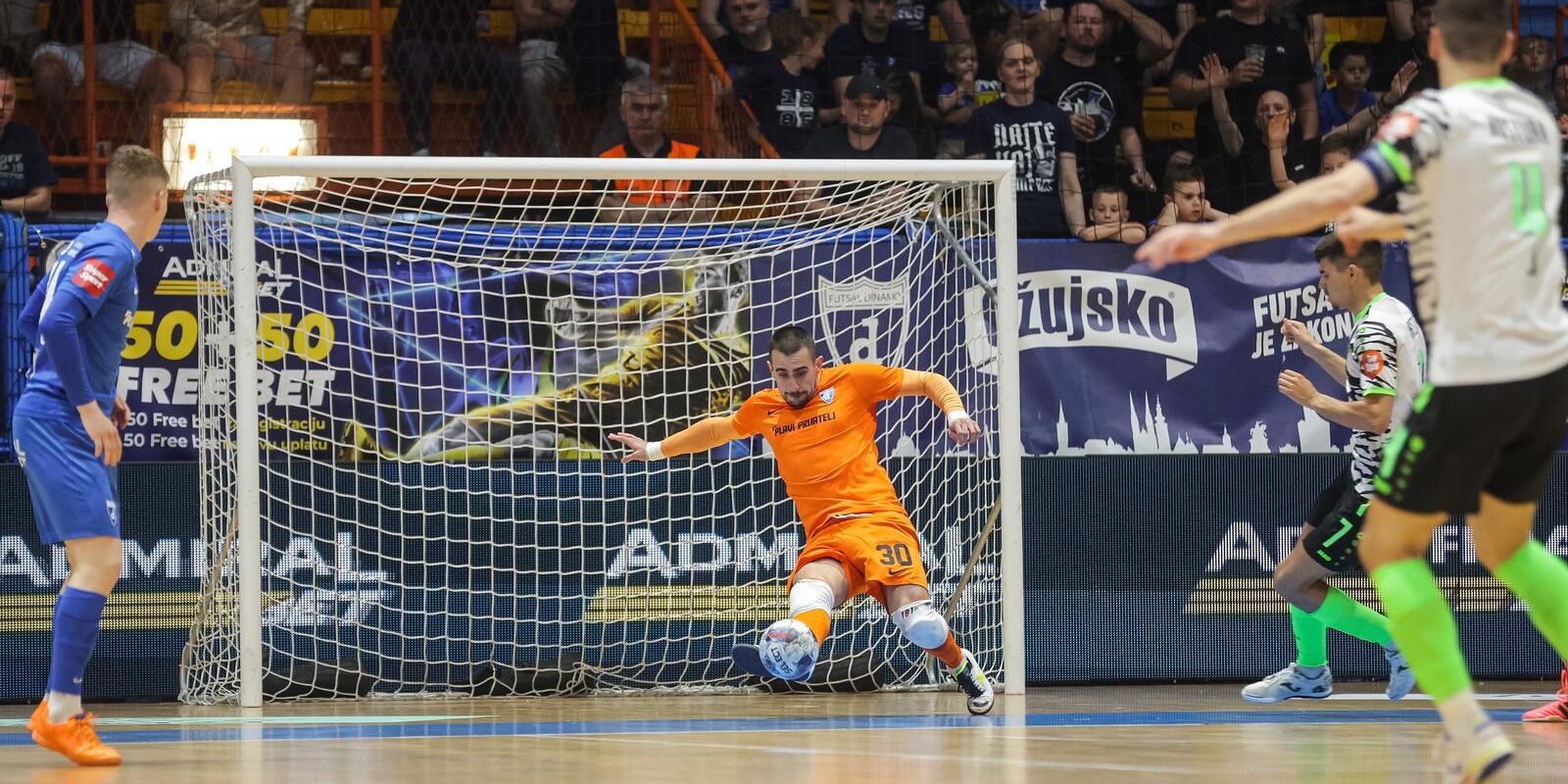 Druga utakmica finala SuperSport HMNL-a između Futsal Dinama i Olmissuma