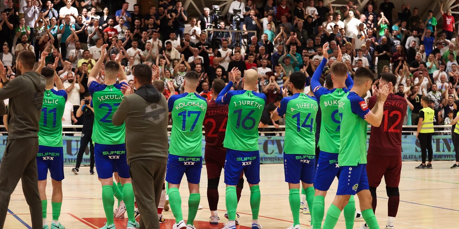 Treća utakmica finala SuperSport HMNL-a između Olmissuma i Futsal Dinama