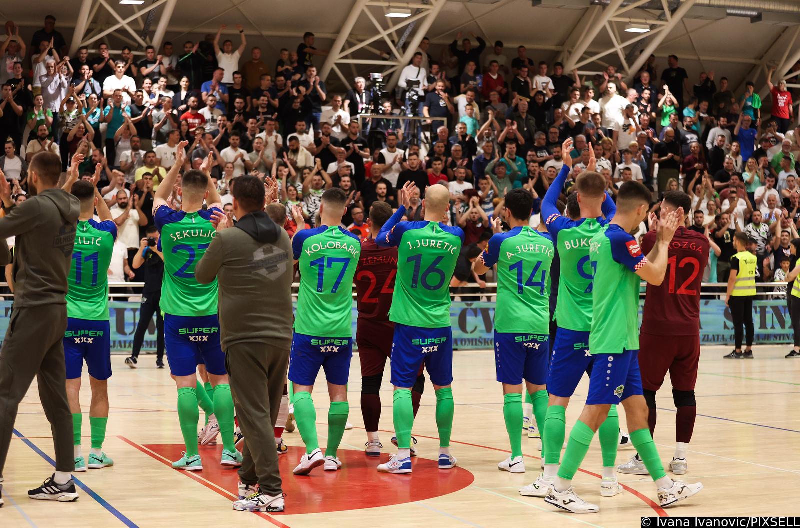 Treća utakmica finala SuperSport HMNL-a između Olmissuma i Futsal Dinama