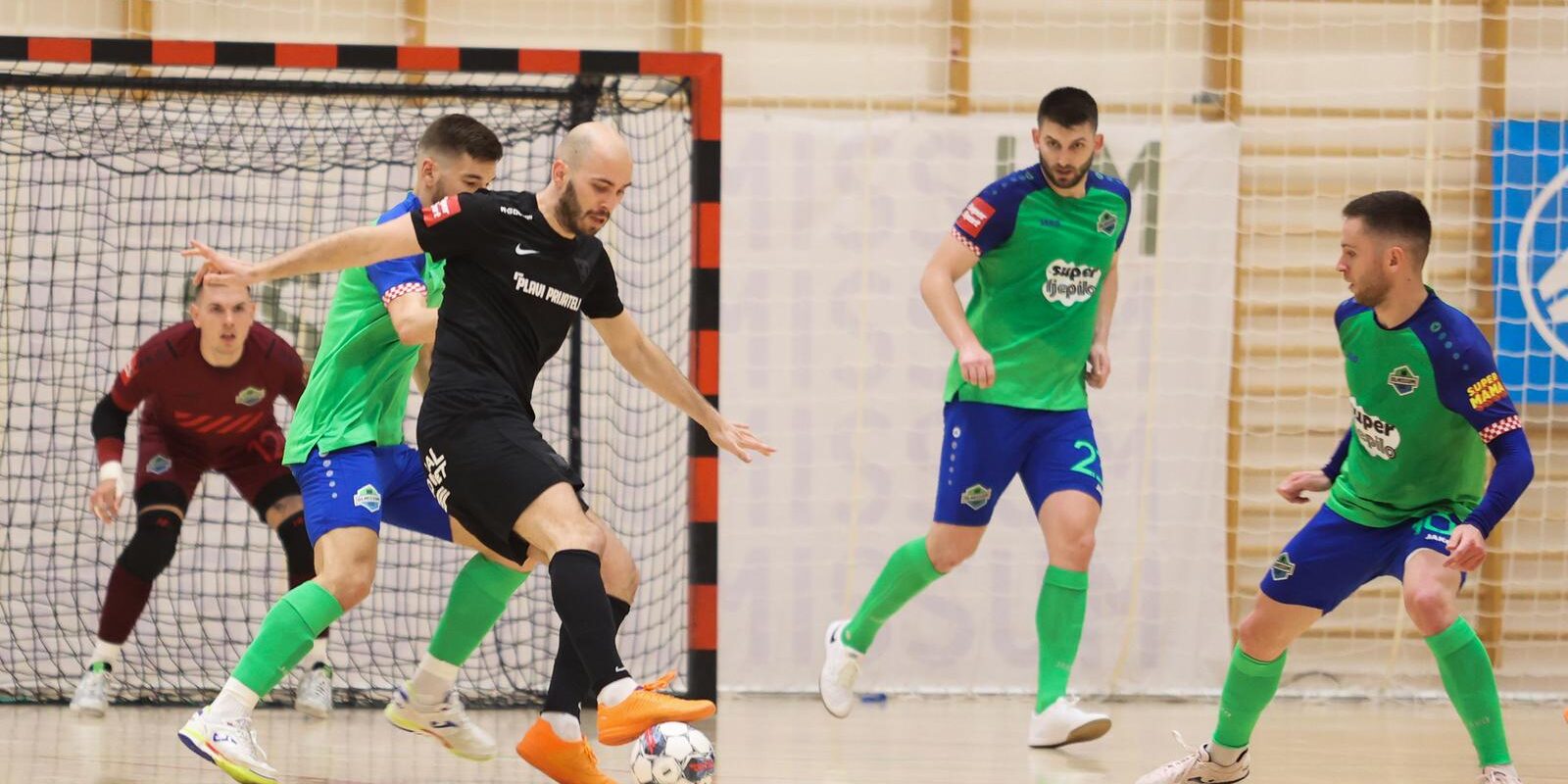 Omiš: 4. utakmica finala HMNL između Futsal Dinama i Olmissuma