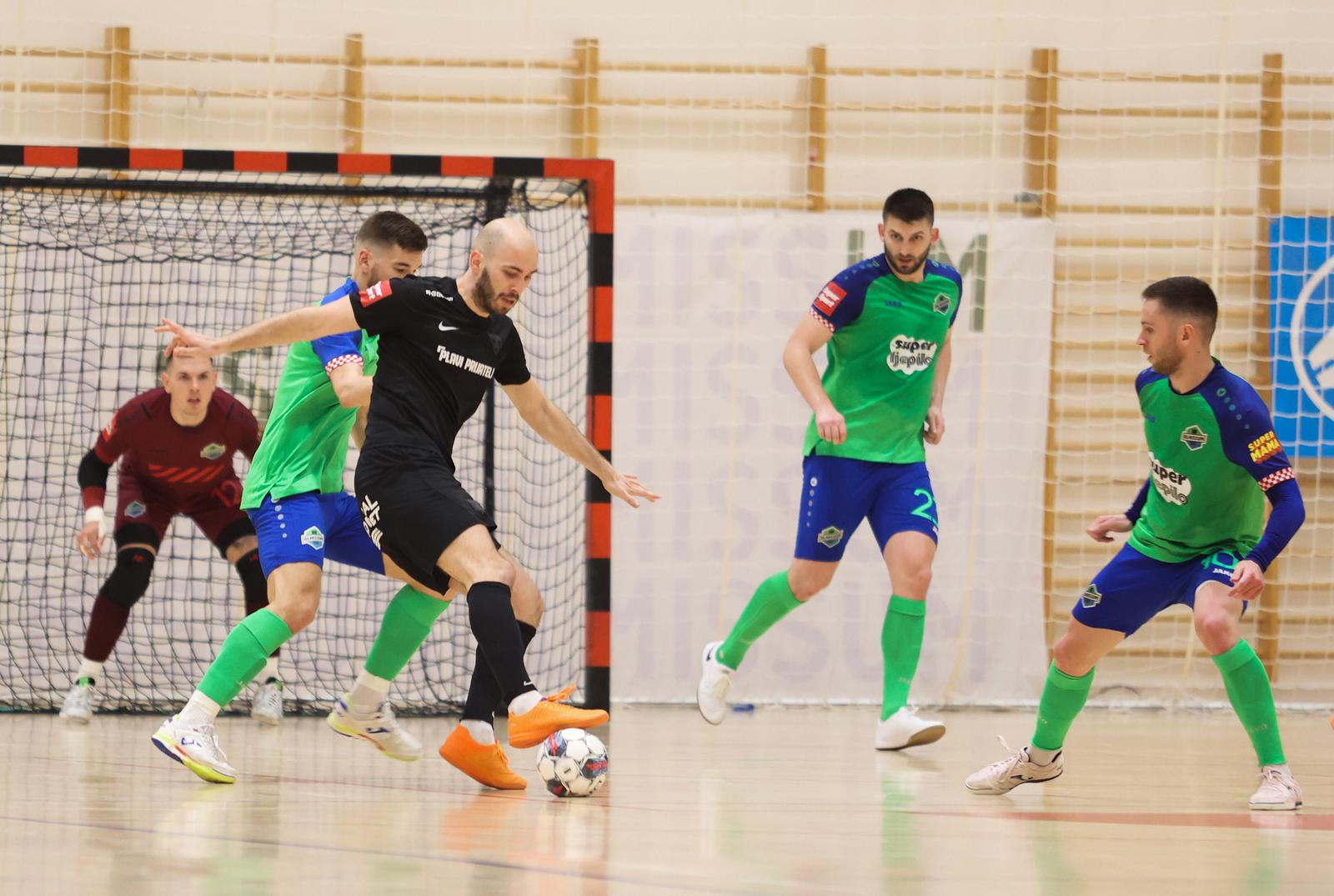 Omiš: 4. utakmica finala HMNL između Futsal Dinama i Olmissuma