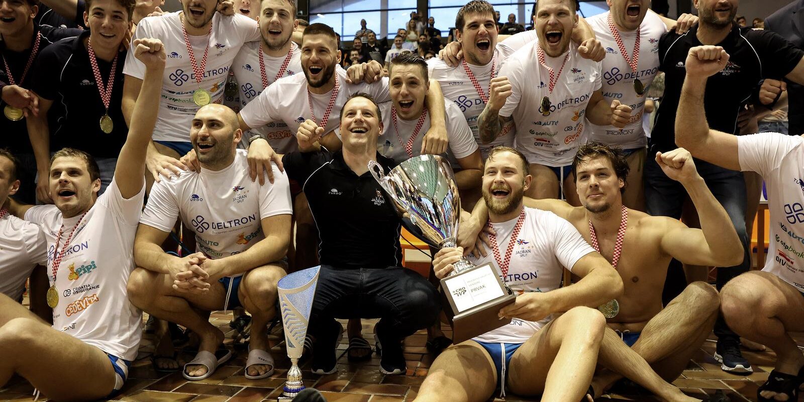 Split: Vatrpolisti Jadrana osvojili su naslov prvaka Hrvatske