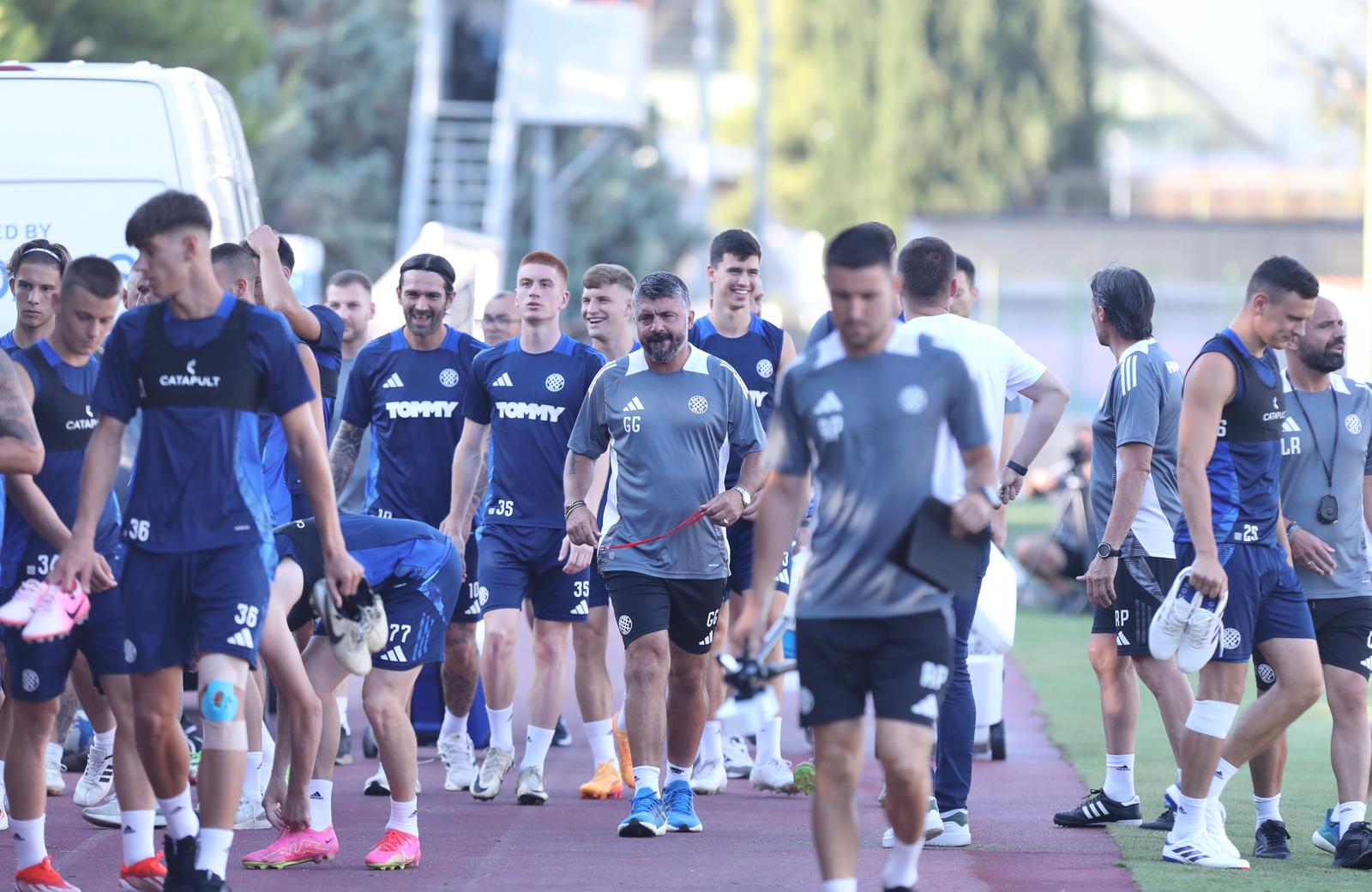 Split: Gattuso održao otvoreni trening Hajduka pred navijačima