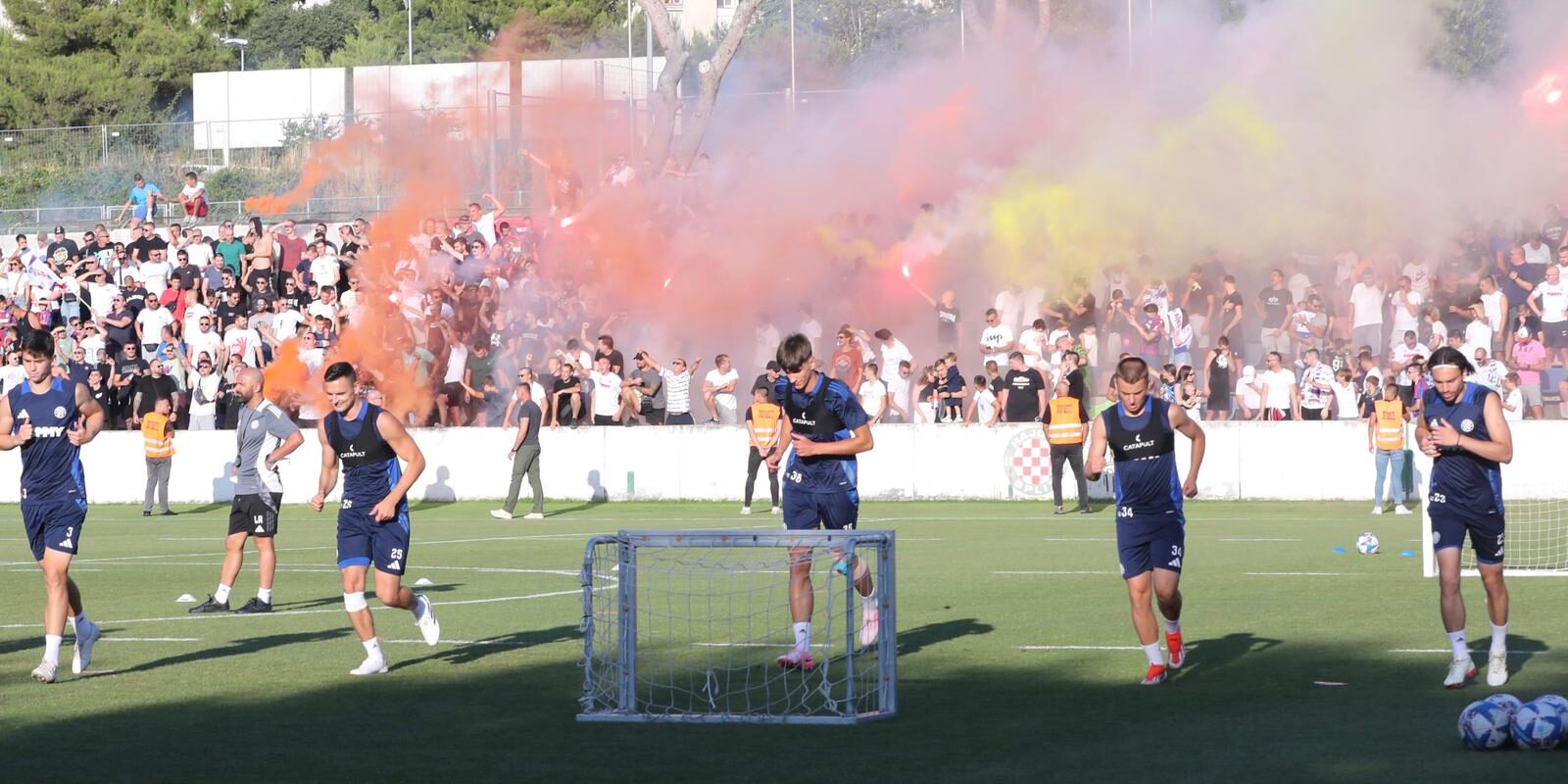 Split: Gattuso održao otvoreni trening Hajduka pred navijačima