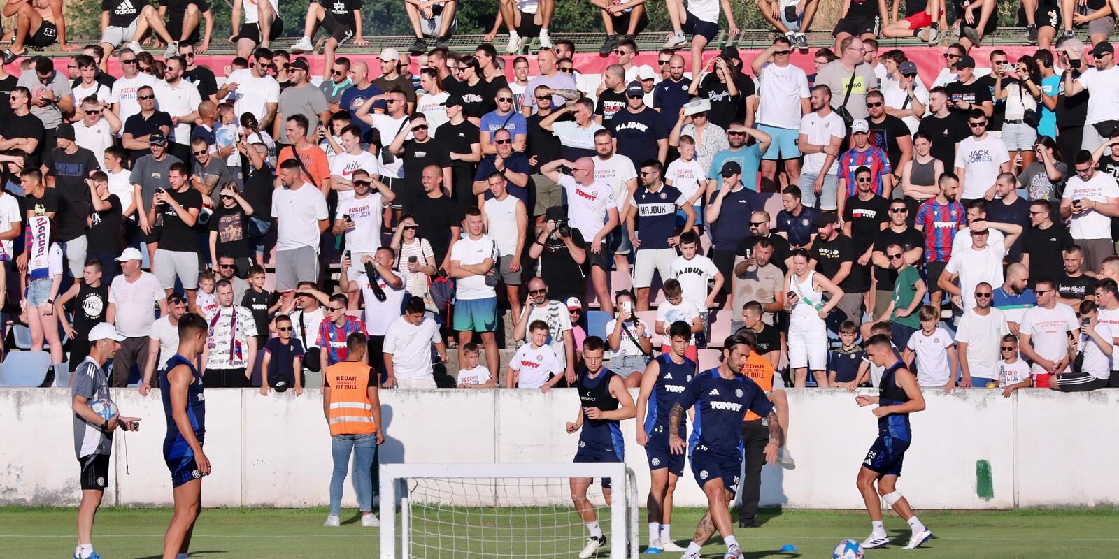 Split: Gattuso održao otvoreni trening Hajduka pred navijačima