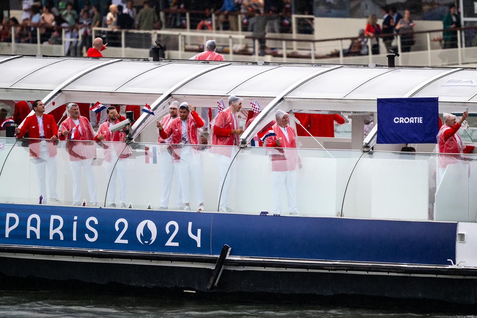 Hrvatski sportai na otvorenju Olimpijskih igara u Parizu 2024.