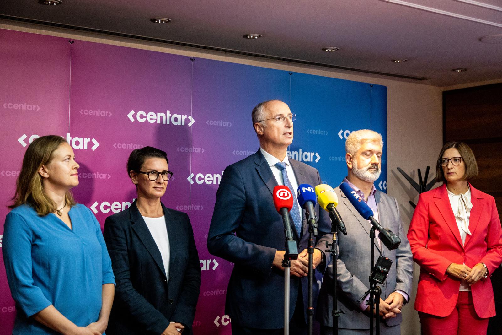 Zagreb: Konferencija za medije stranke Centar