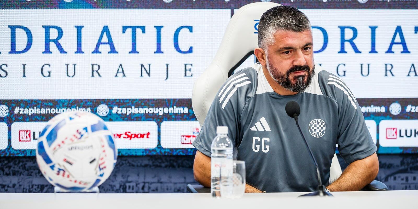Split: Gennaro Gattuso održao konferenciju za medije prije utakmice između Hajduka i Rijeke