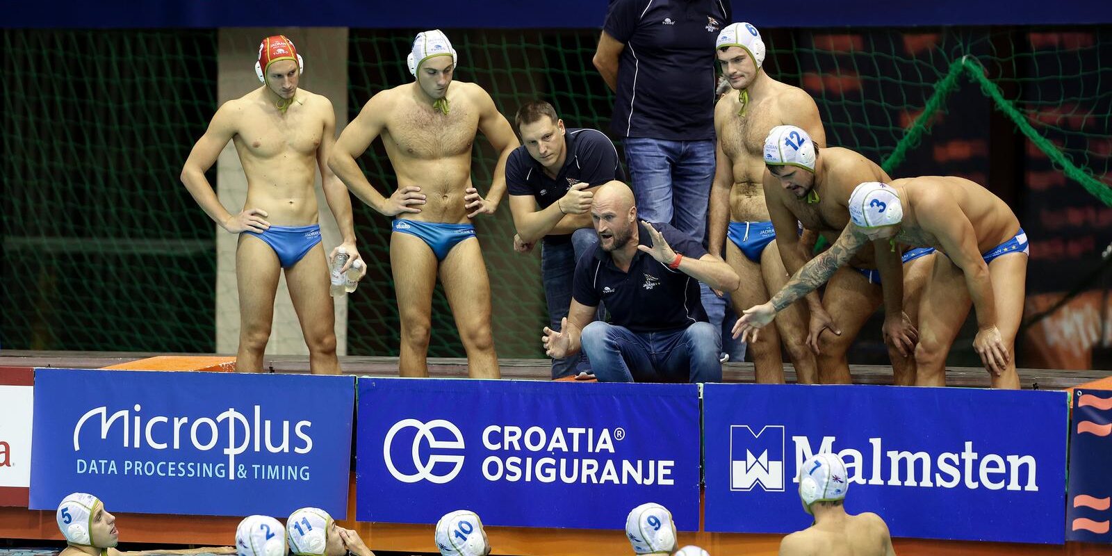 Split: Utakmica 1. kola Lige prvaka vaterpolista između Jadrana i Radničkog