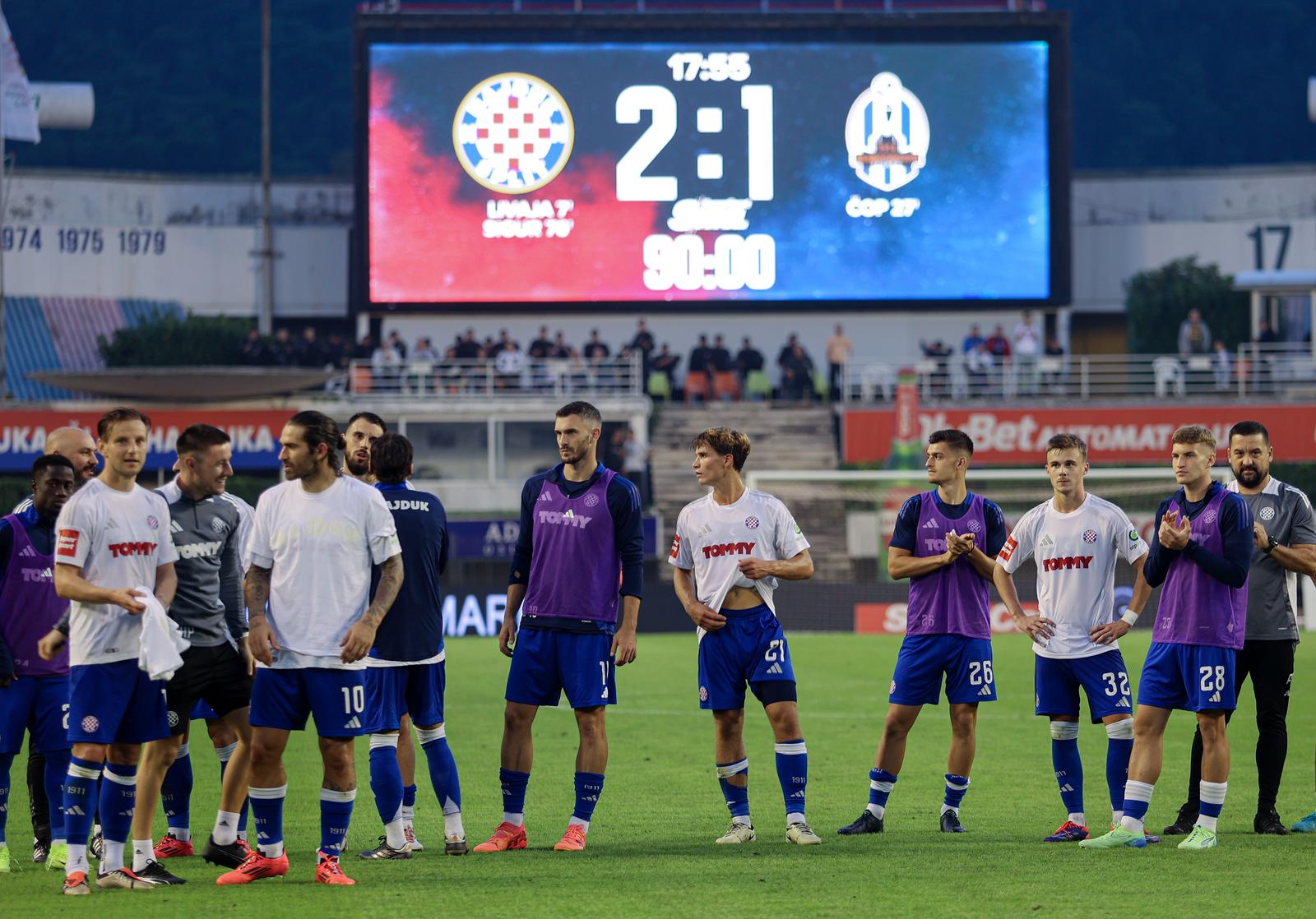 Split: Hajduk i Lokomotiva sastali se u 11. kolu SuperSport HNL-a