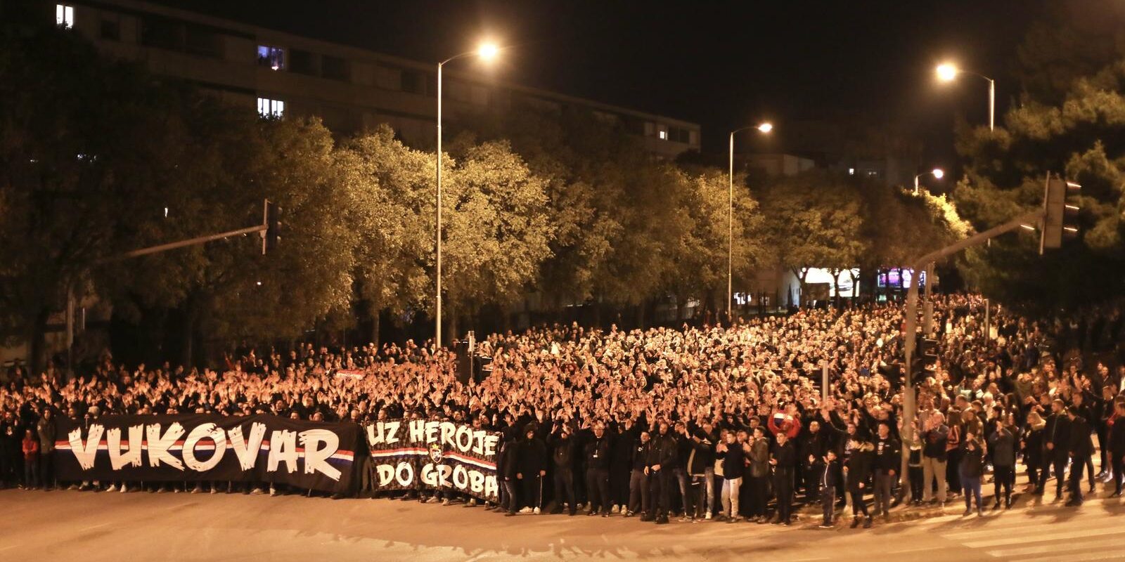 Split: Torcida mimohodom obilježila obljetnicu stradanja Vukovara