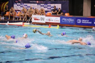 Split: Utakmica Vaterpolo Lige prvaka između Jadrana i Dinama iz Tbilisija