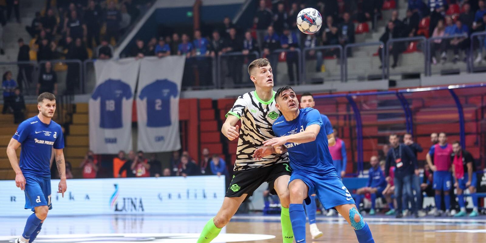 Susret Olmissuma i Futsal Dinama u 1. kolu Elitne runde Lige prvaka