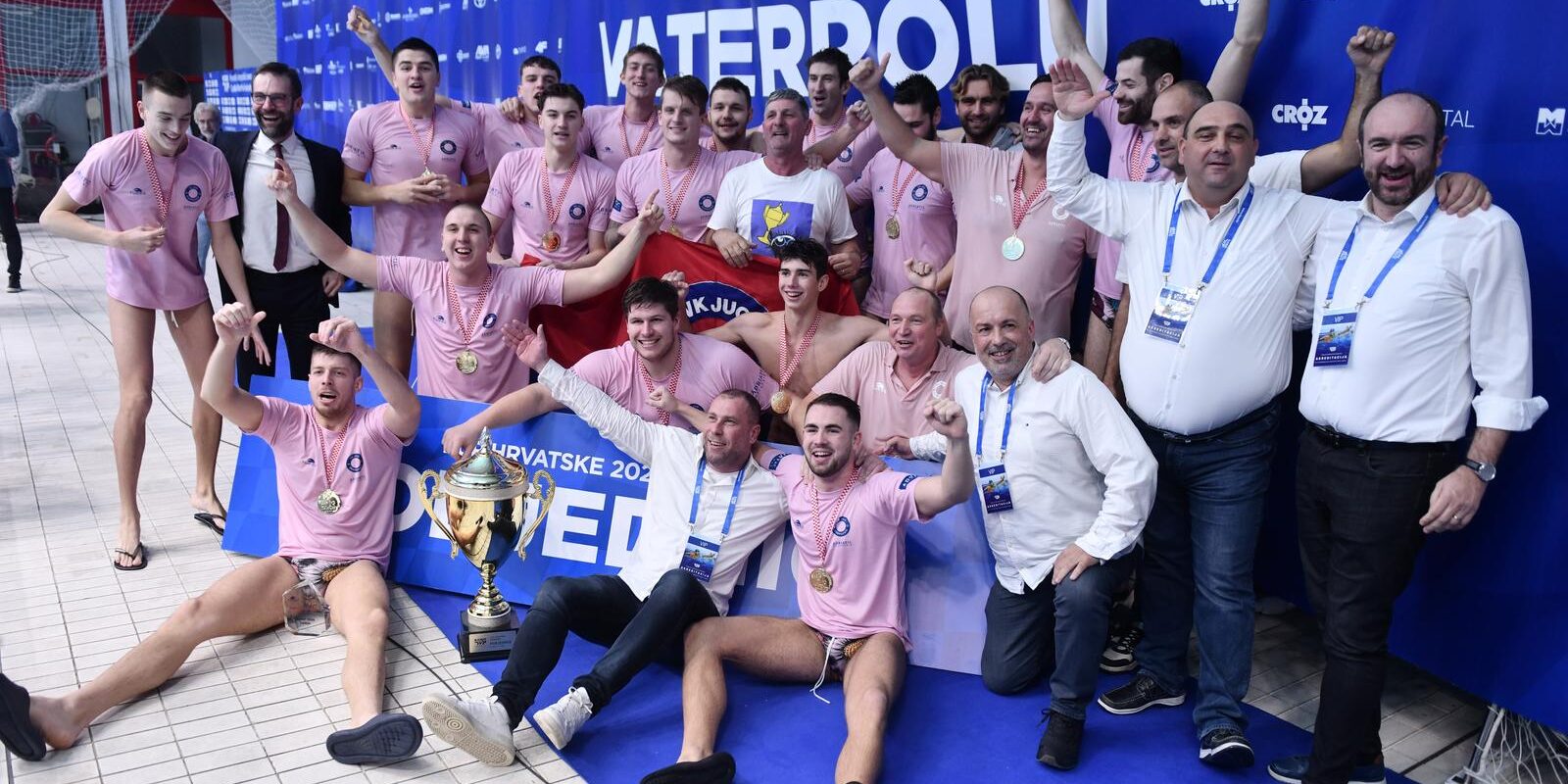 Zagreb: VK Jug osvojio Kup Hrvatske u vaterpolu