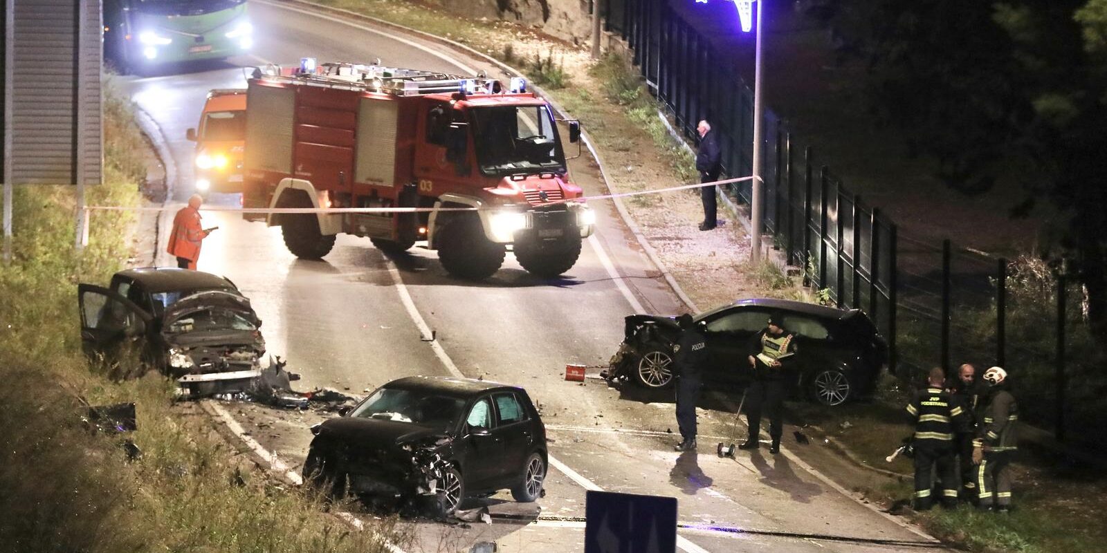 Sudar četiri automobila u Podstrani, policijski očevid u tijeku